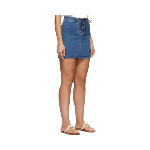 Logo Drawstring Skirt