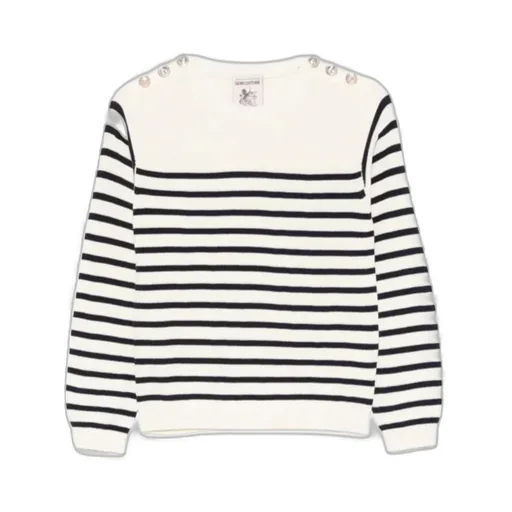 Striped Long-Sleeved Sweater