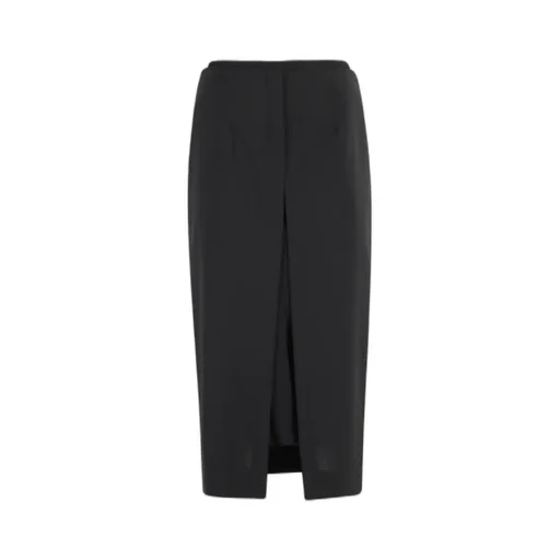 Slit Midi Skirt