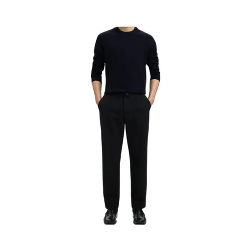 Crew Neck Long-Sleeved Sweater