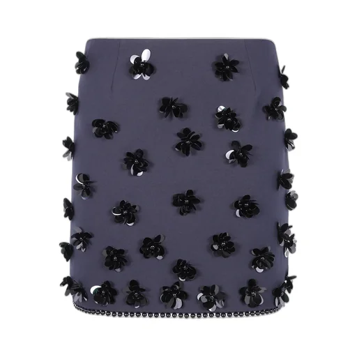 Embroidered Mini Skirt