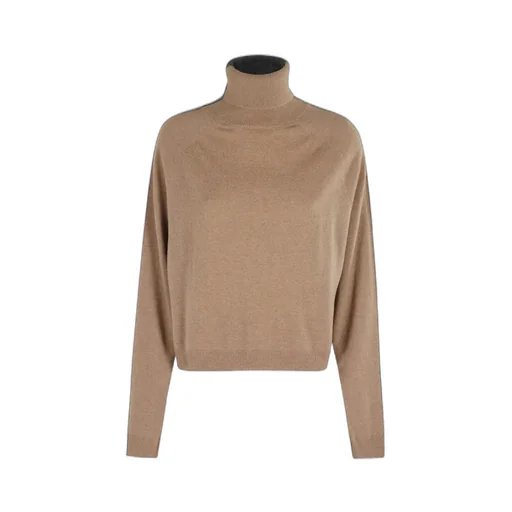 Colorblock Turtleneck Sweater