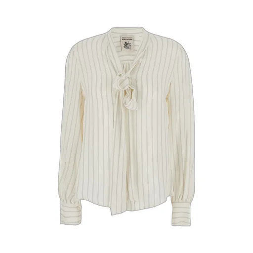 Striped Tie-Front Shirt