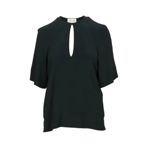 Keyhole-Neckline Top