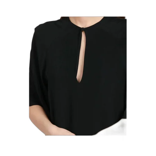 Keyhole-Neckline Top