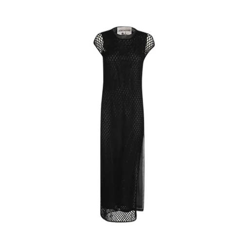 Mesh Overlay Dress