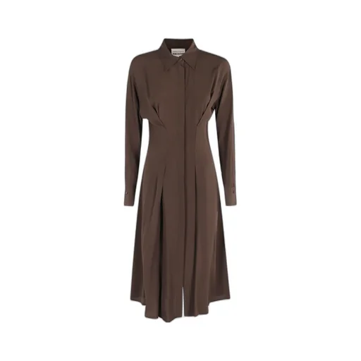 Ruffled Button Dress
