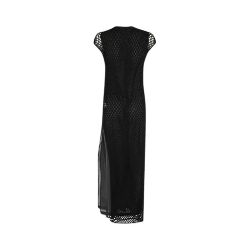 Mesh Overlay Dress