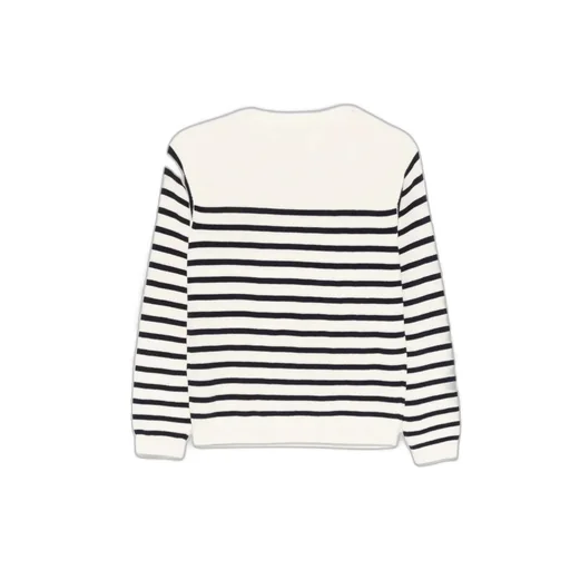 Striped Long-Sleeved Sweater
