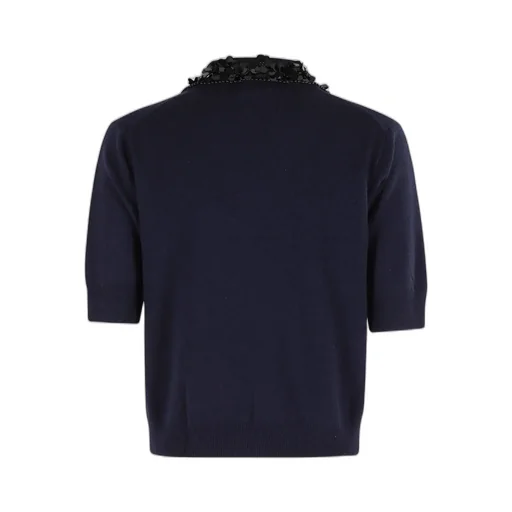 Short Sleeve Ribbed Sweater