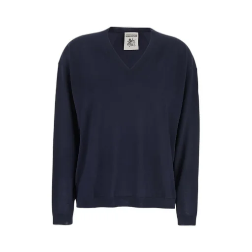 V-Neck Ribbed Knitwear