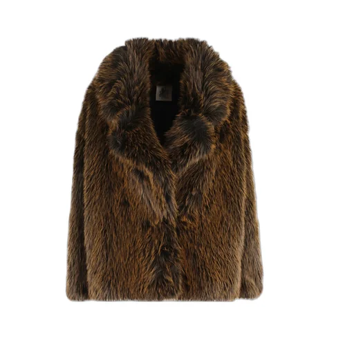 Long Sleeve Fur Coat