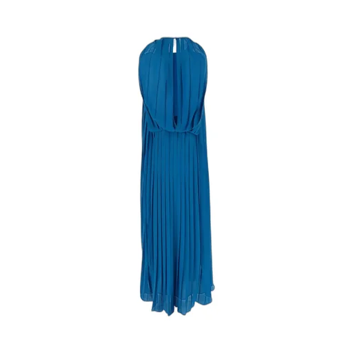 Pleated Sleeveless Dress