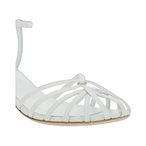 Cage Design High-Heeled Sandals