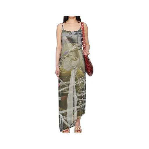 Scrap Yard Mesh Slip Dress
