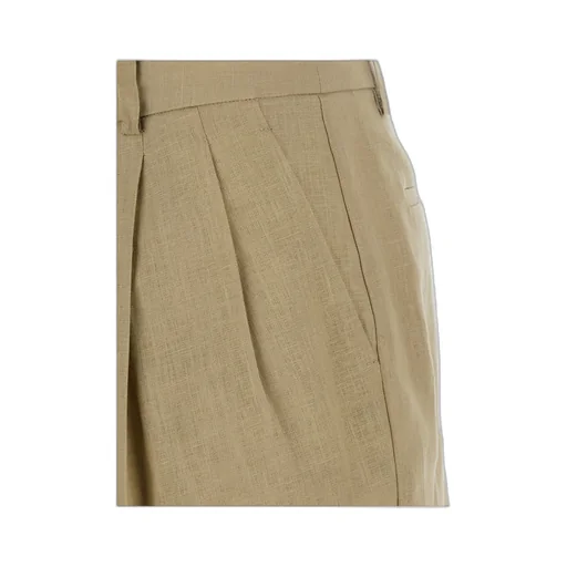 Shorts With Belt Loops And Button