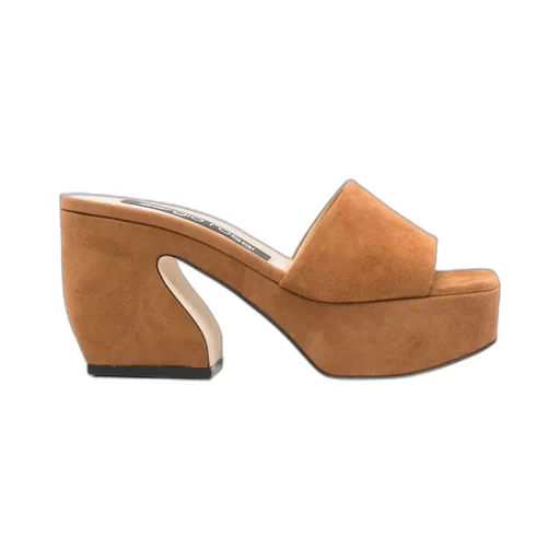 90Mm Suede Mules