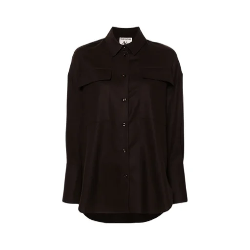 Lapel Long Sleeve Shirt