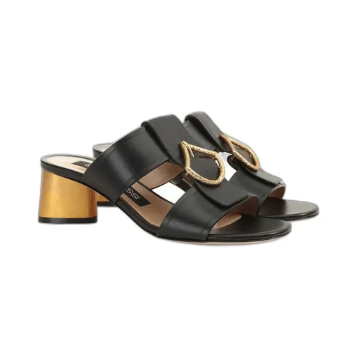 Round Toe High Heel Sandals
