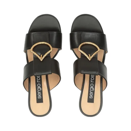 Round Toe High Heel Sandals