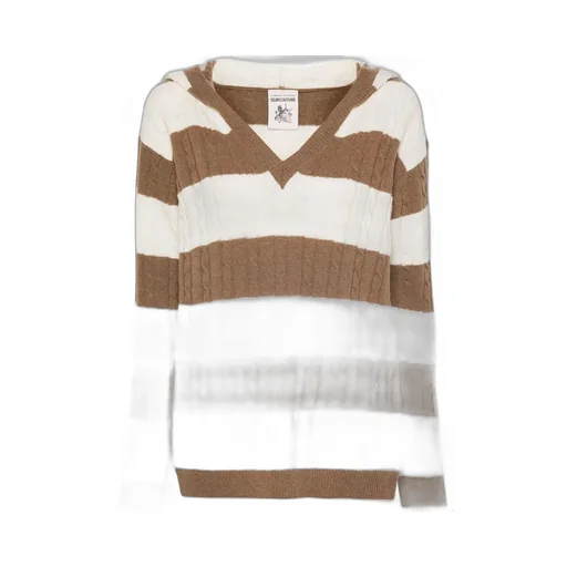 Striped Hooded Sweater