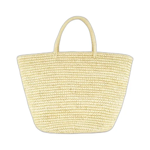 Maxi Woven-Straw Tote Bag