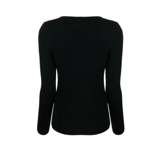 Sweetheart-Neck Knitted Top