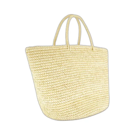Maxi Woven-Straw Tote Bag