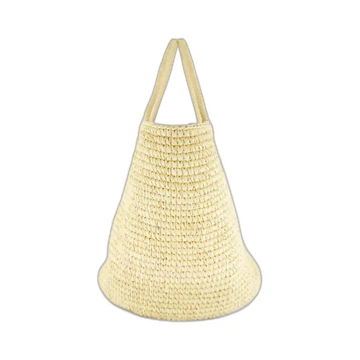 Maxi Woven-Straw Tote Bag