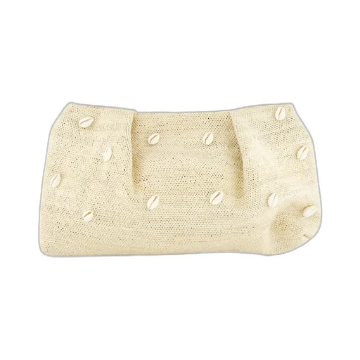 Mini Seashell-Sisal Clutch Bag