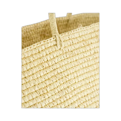 Maxi Woven-Straw Tote Bag