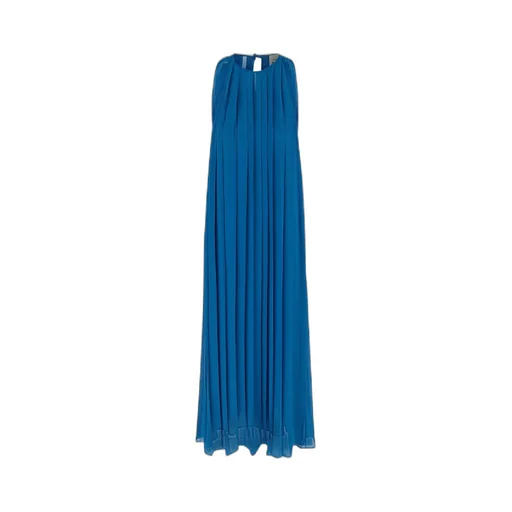 Pleated Sleeveless Dress