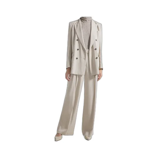 Double-Breasted Gabardine Jacket
