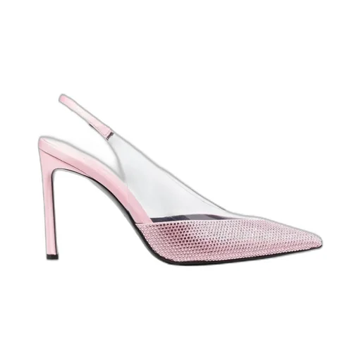 120Mm Crystal-Embellished Pointed Pumps