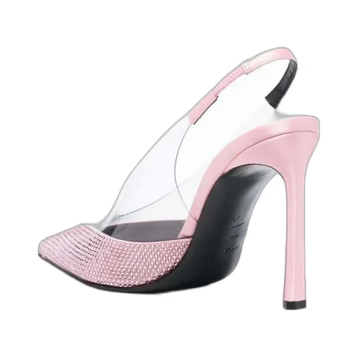 120Mm Crystal-Embellished Pointed Pumps