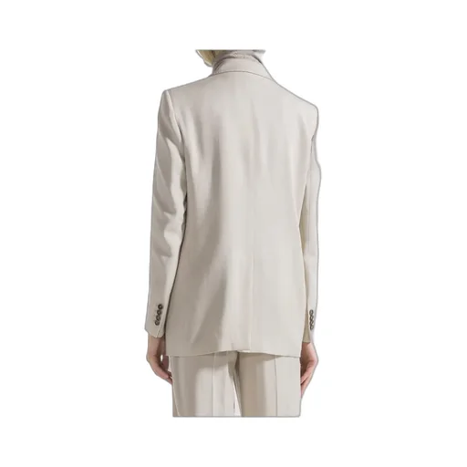 Double-Breasted Gabardine Jacket