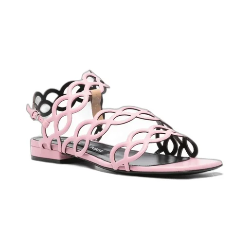 Square Head Flat-Soled Sandals