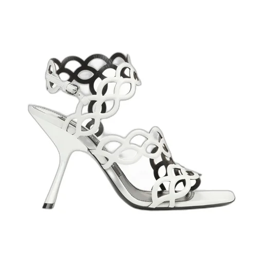 Square-Headed High-Heeled Sandals