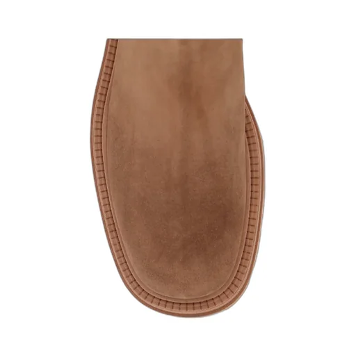 Sr Milla Square-Toe Suede Boots