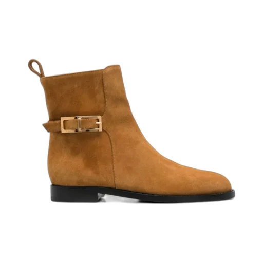 Round-Head Short Boots