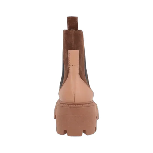 Sr Milla Square-Toe Suede Boots