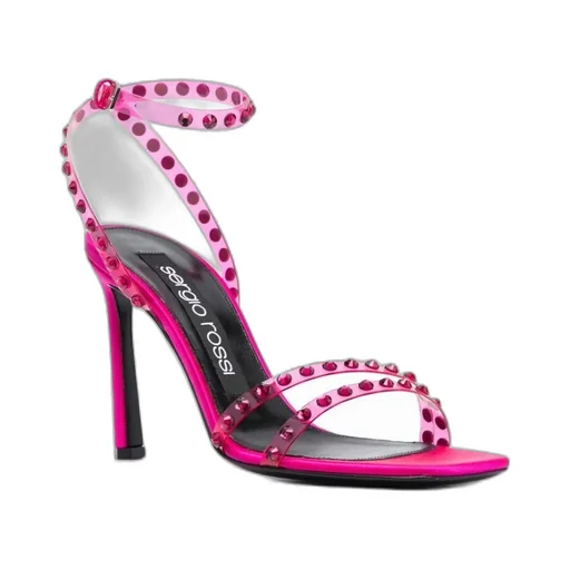 Crystal-Embellished Sandals
