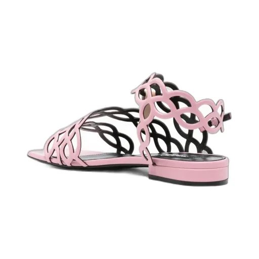 Square Head Flat-Soled Sandals