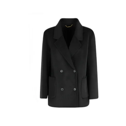 Double-Breasted Wool Coat