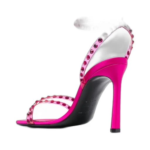 Crystal-Embellished Sandals