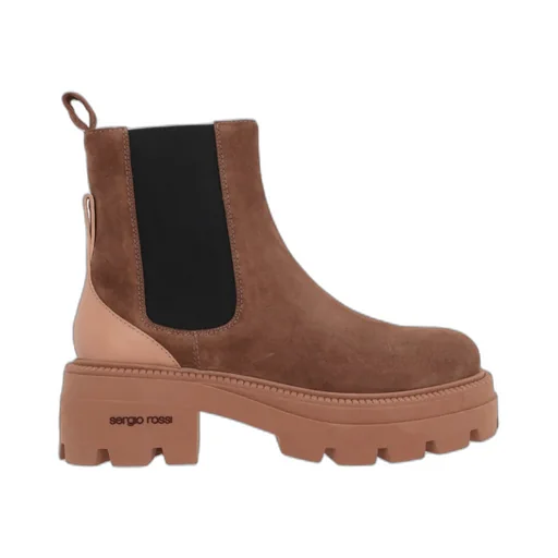 Sr Milla Square-Toe Suede Boots