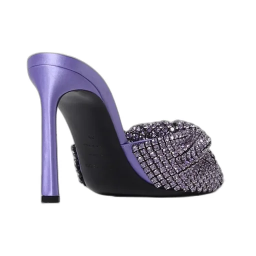 Embellished Slip-On Mules