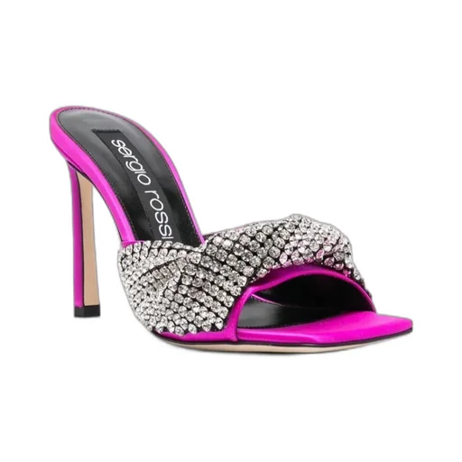 Logo High-Heeled Sandals