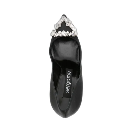 90Mm Crystal-Buckle Pumps