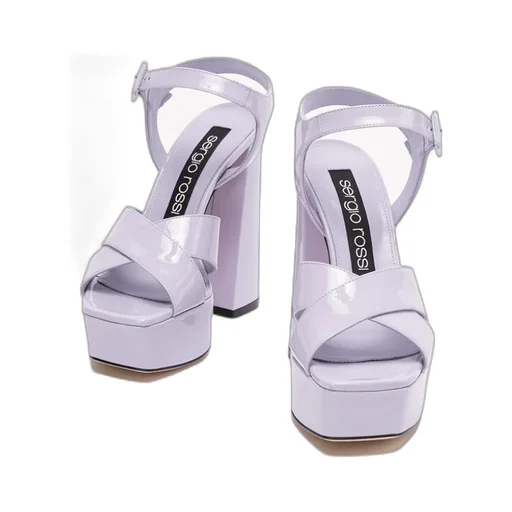 Logo High-Heeled Sandals